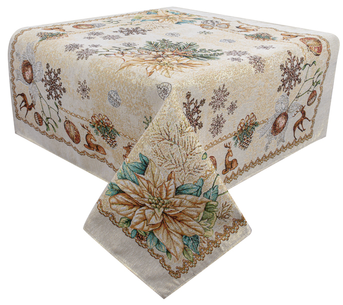 Купити Скатертина квадратна Lefard Tinsel Lurex 94х94 см (715-385) - Фото 1 Скатертина квадратна Lefard Tinsel Lurex 94х94 см (715-385) - Фото 1