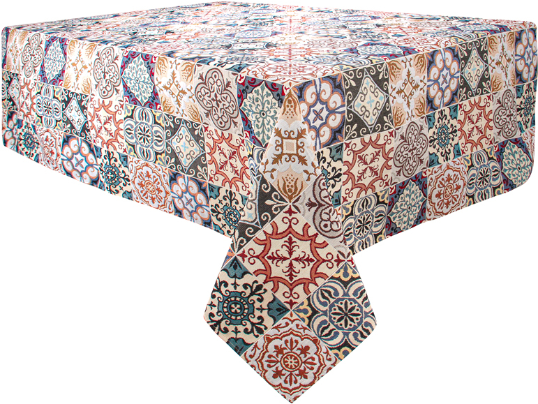 Купити Скатертина квадратна Lefard Mozaik 140х187 см (716-103) - Фото 1 Скатертина квадратна Lefard Mozaik 140х187 см (716-103) - Фото 1