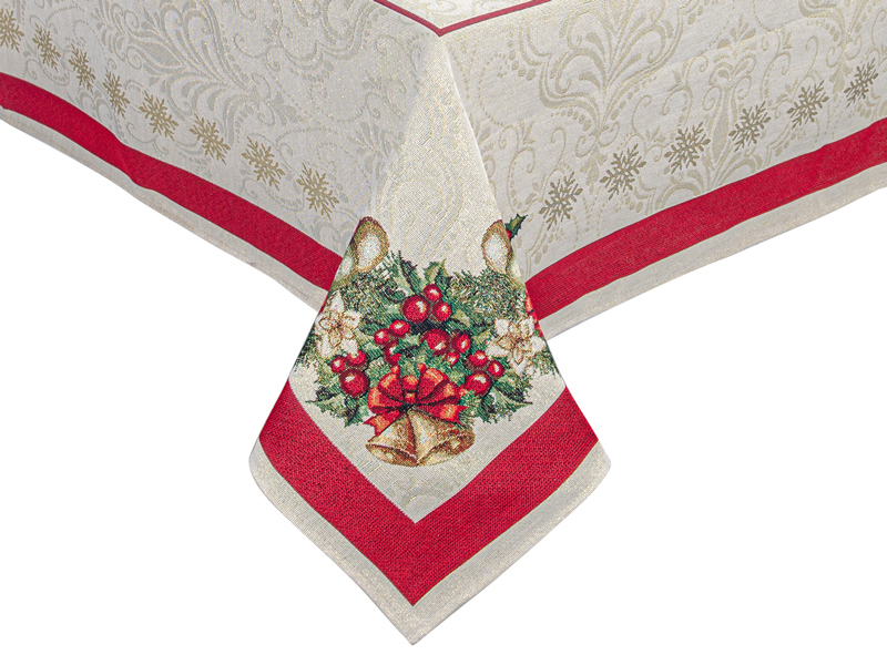 Купити Скатертина квадратна Lefard Corona natale 140x140 см (716-153) - Фото 1 Скатертина квадратна Lefard Corona natale 140x140 см (716-153) - Фото 1