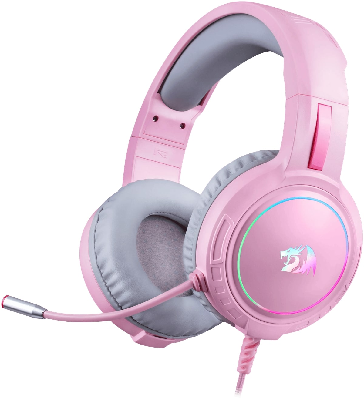 Гарнитура проводная игровая Redragon Mento Pink (71763) - Фото 1