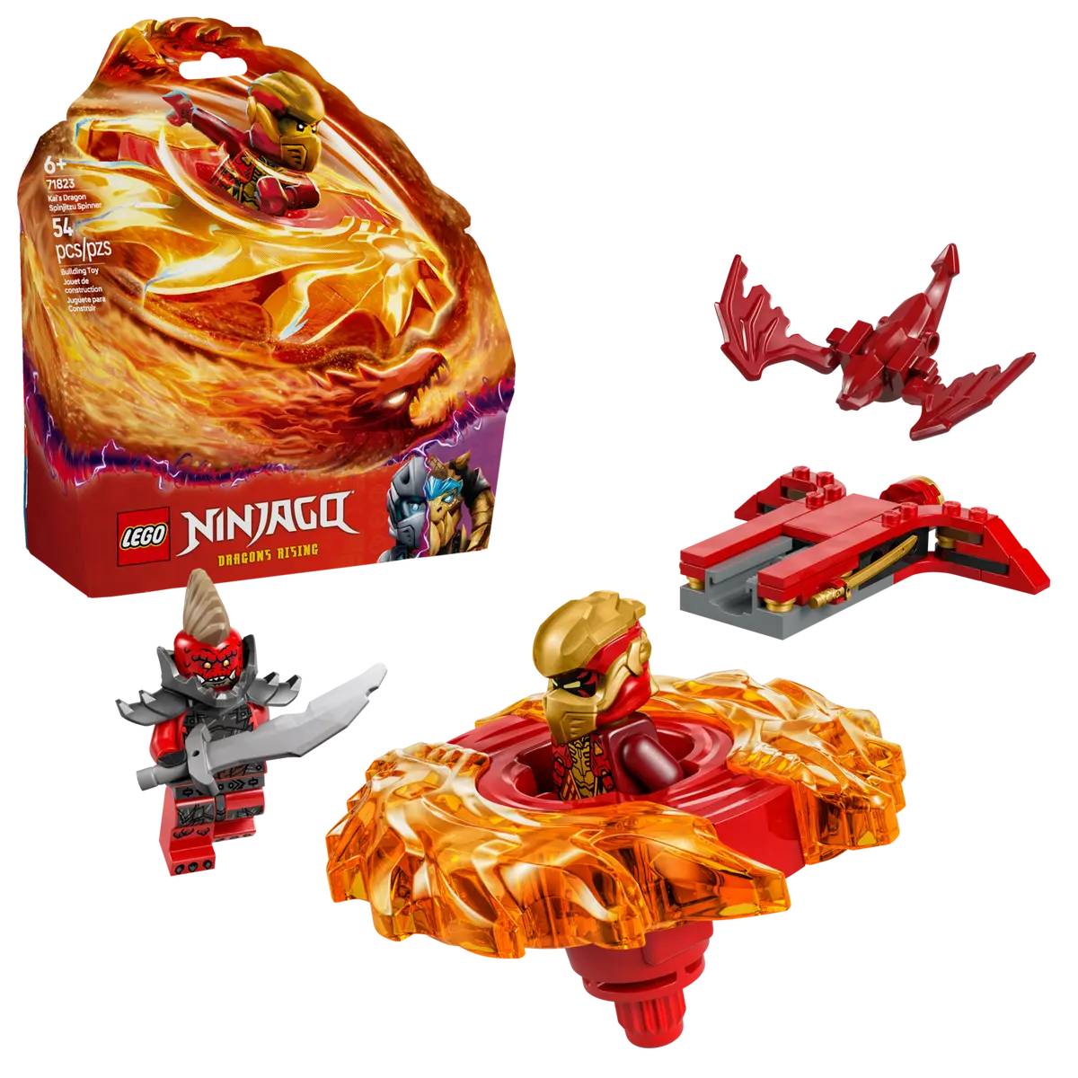 Конструктор LEGO Ninjago Дракон Кая Спин-джитсу (71823) - Фото 1