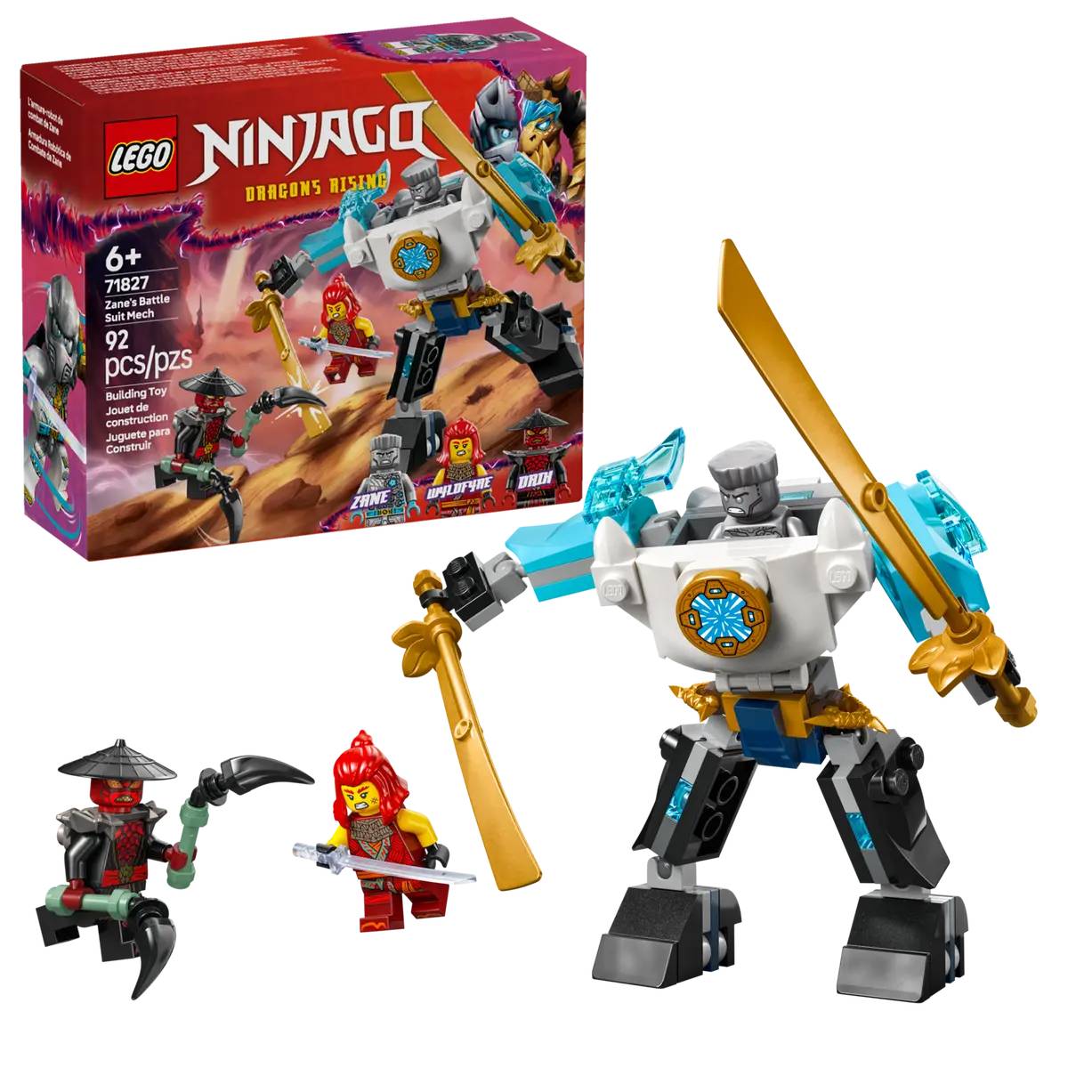 Конструктор LEGO Ninjago Боевой костюм-робот Зейна (71827) - Фото 1