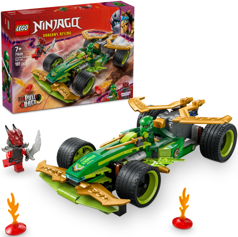 Конструктор LEGO Ninjago Автомобиль для гонки Ллойда с инерционным двигателем (71828) - Фото 1