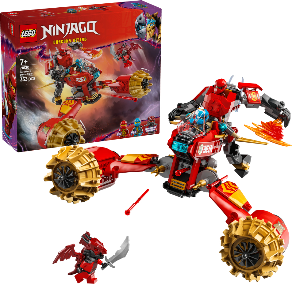 Конструктор LEGO Ninjago Штормовой робот-всадник Кая (71830) - Фото 1