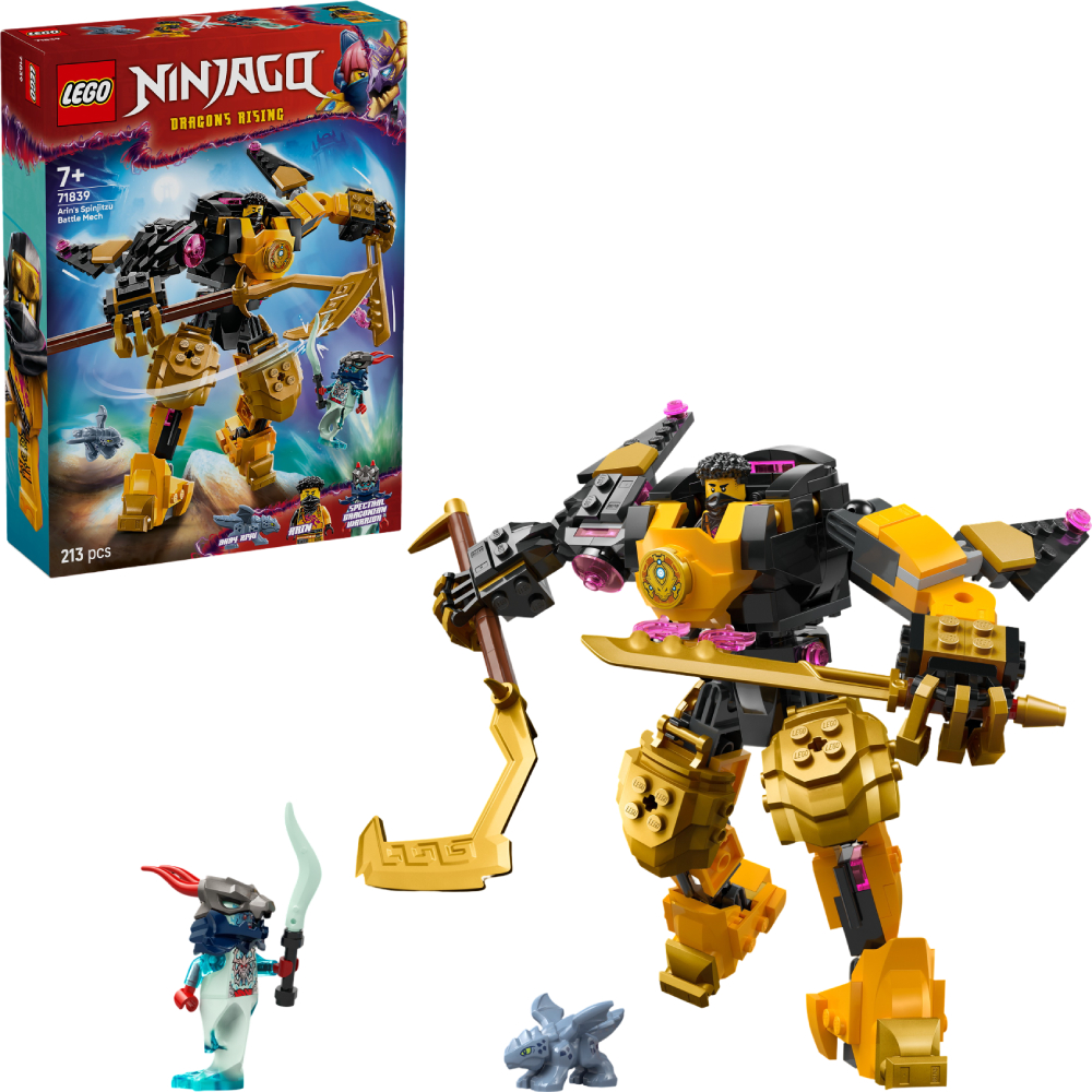 Конструктор LEGO Ninjago Боевой робот Арин Спин-джитсу (71839) - Фото 1
