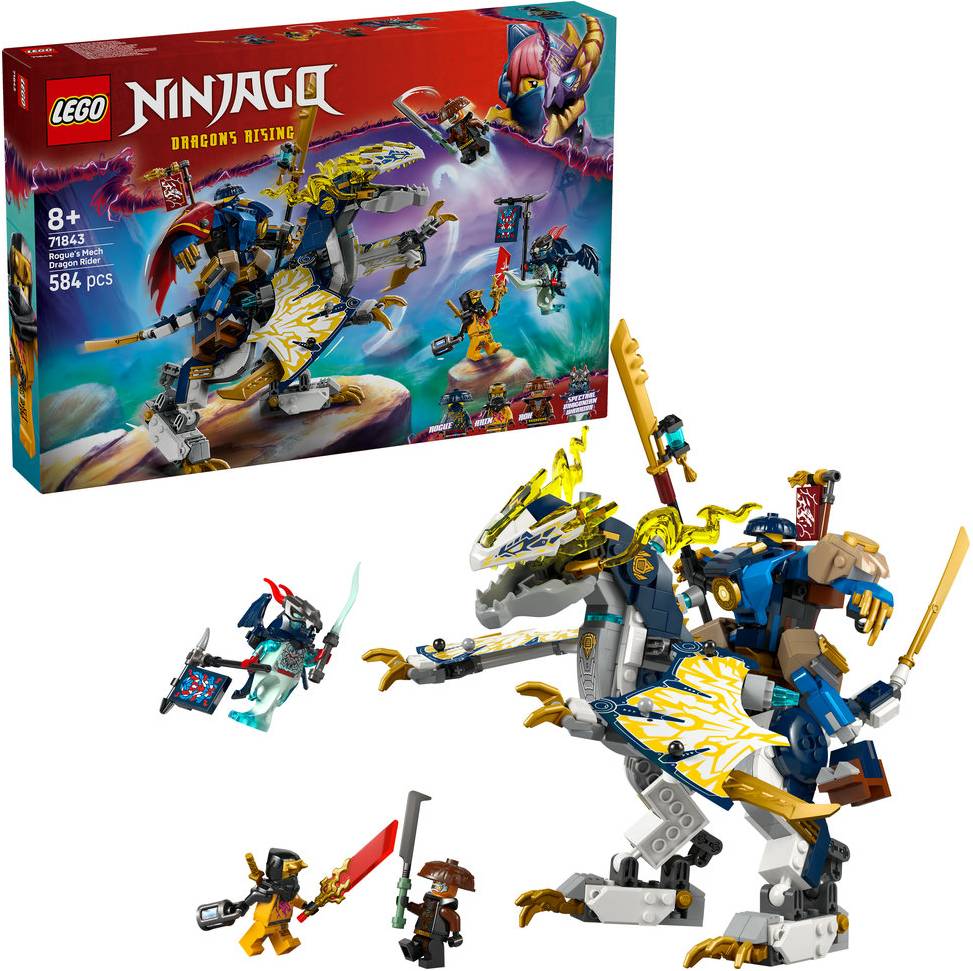 Конструктор LEGO Ninjago Разбойник: Робот-всадник на драконе (71843) - Фото 1