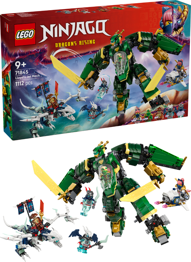 Конструктор LEGO Ninjago Реактивный робот Ллойда (71845) - Фото 1