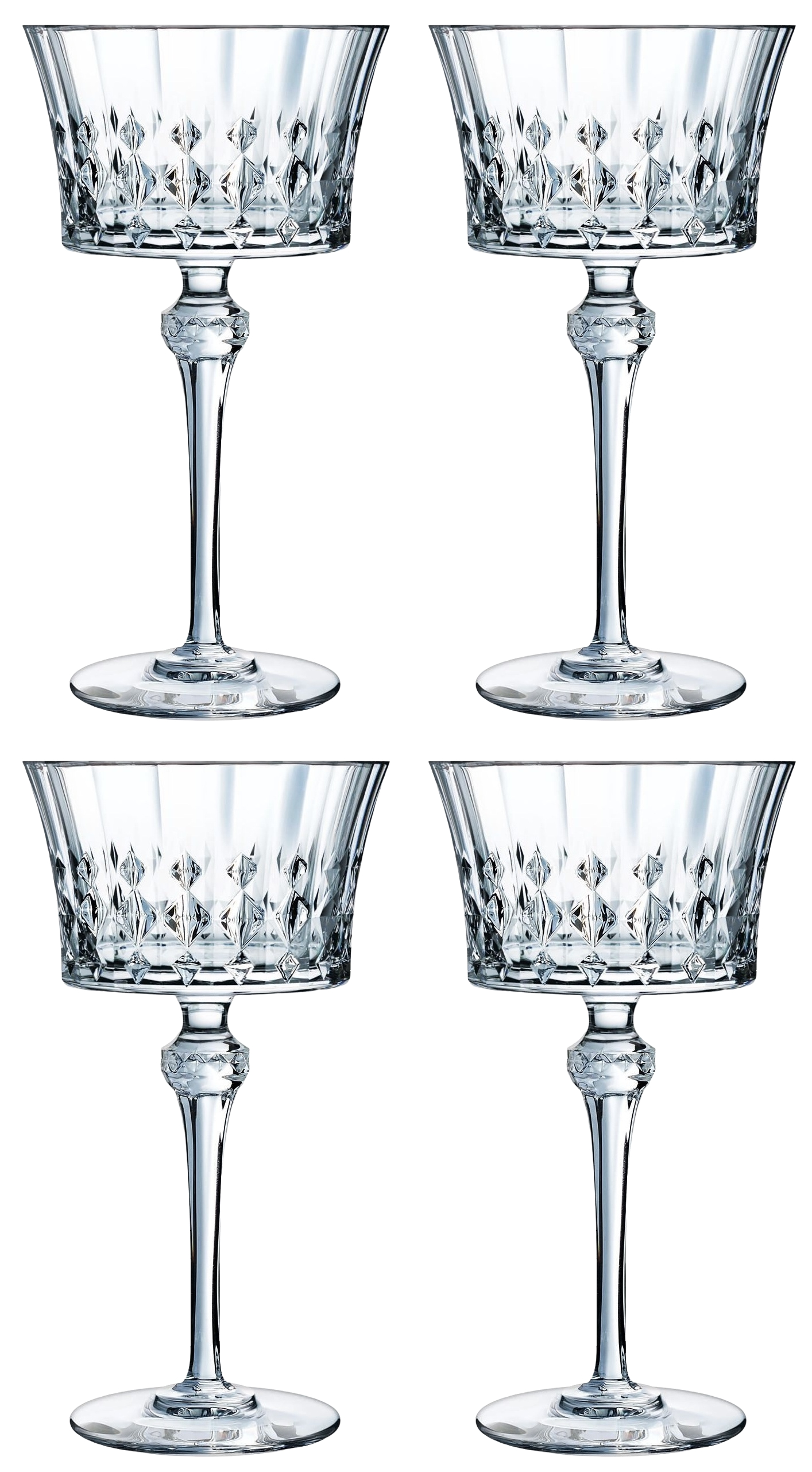 Купить Набор бокалов Cristal d’Arques 4х230 мл (X1718) - Фото 1 Набор бокалов Cristal d’Arques 4х230 мл (X1718) - Фото 1