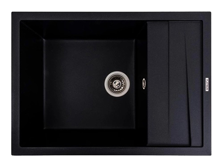 Мойка кухонная Platinum 7843 SOLID матовый Черный - Фото 1