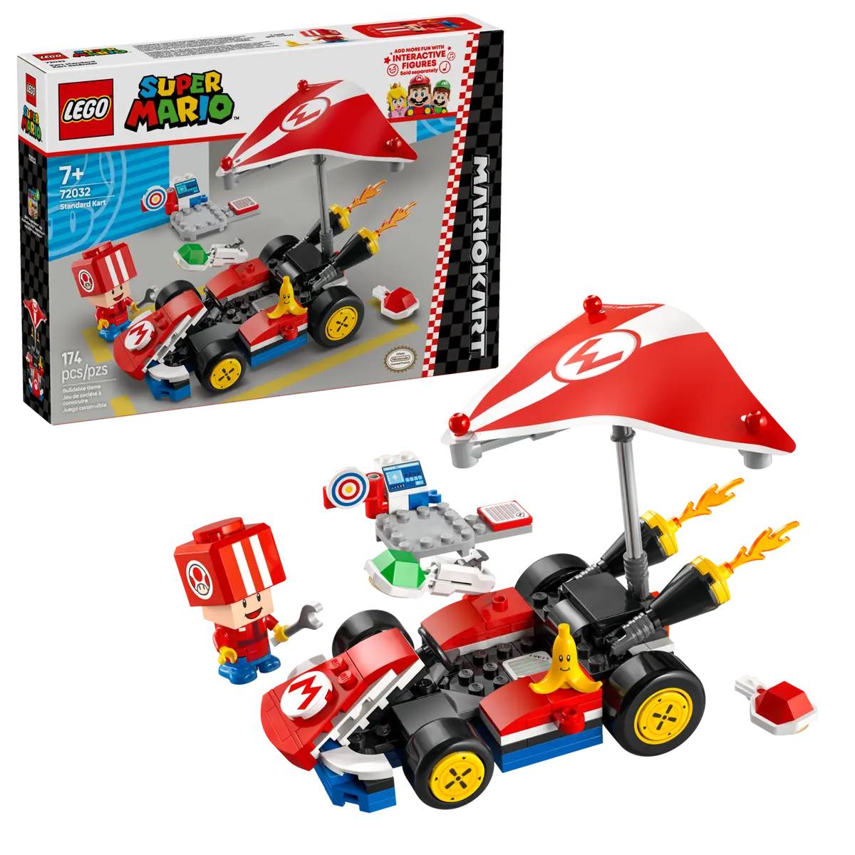 Конструктор LEGO Super Mario™ Mario Kart™ – Standard Kart (72032) - Фото 1