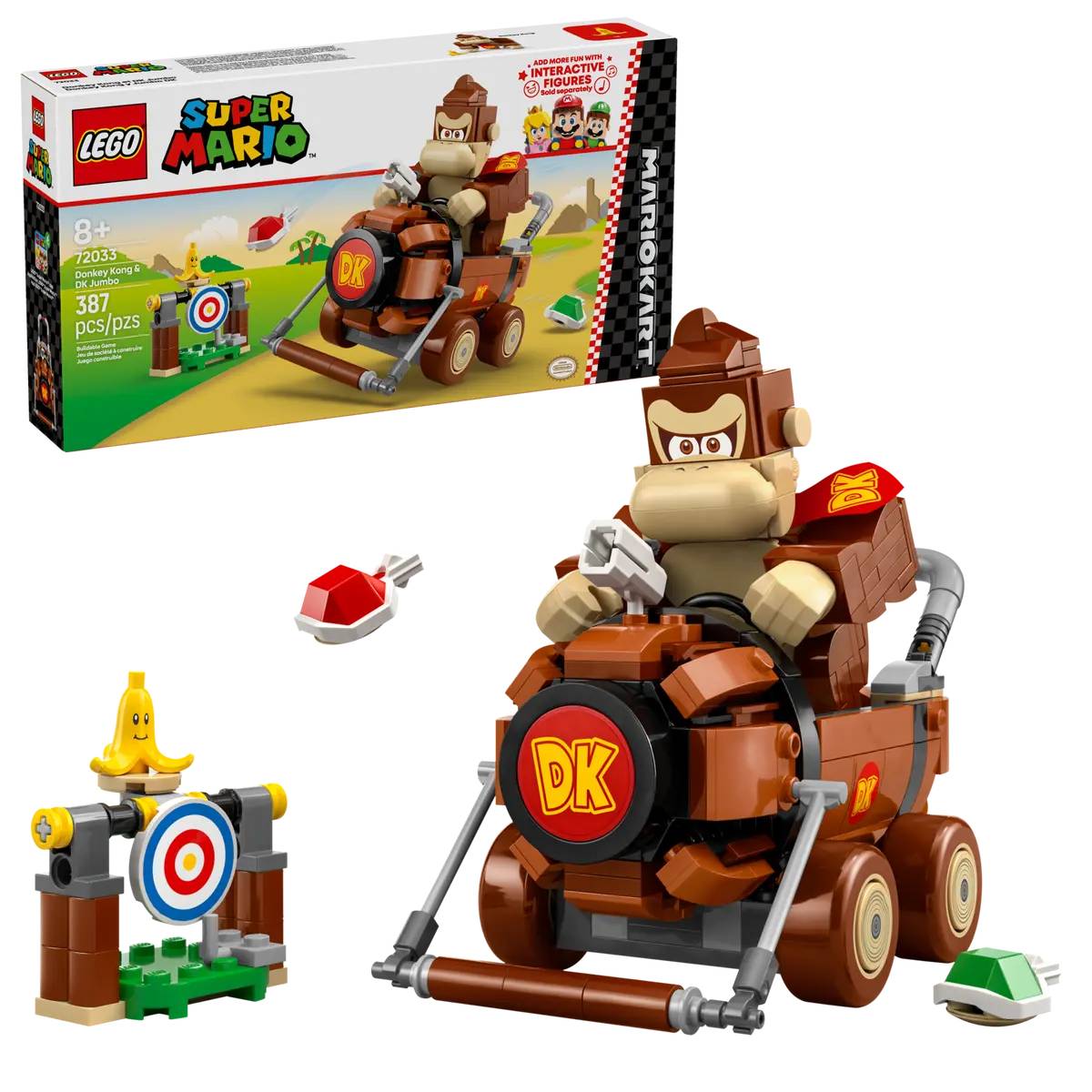 Конструктор LEGO Super Mario™ Mario Kart™ – Donkey Kong & DK Jumbo (72033) - Фото 1