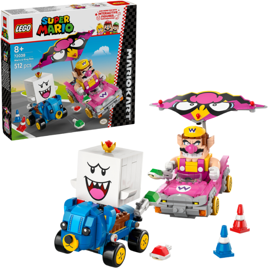 Купити Конструктор LEGO  Super Mario™ Mario Kart™ – Wario та King Boo (72038) - Фото 1 Конструктор LEGO  Super Mario™ Mario Kart™ – Wario та King Boo (72038) - Фото 1
