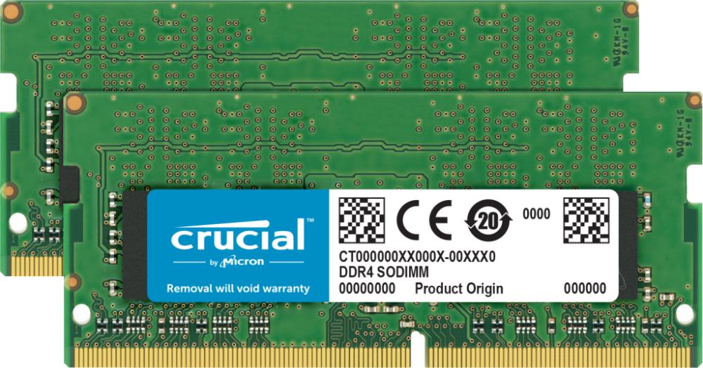 Память DDR Crucial Micron 64GB PC25600 DDR4 SO KIT2 (CT2K32G4SFD832A) - Фото 1