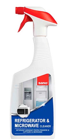 Чистящее средство для СВЧ Sano и для чистки холодильника 750 мл (7290102993178) - Фото 1