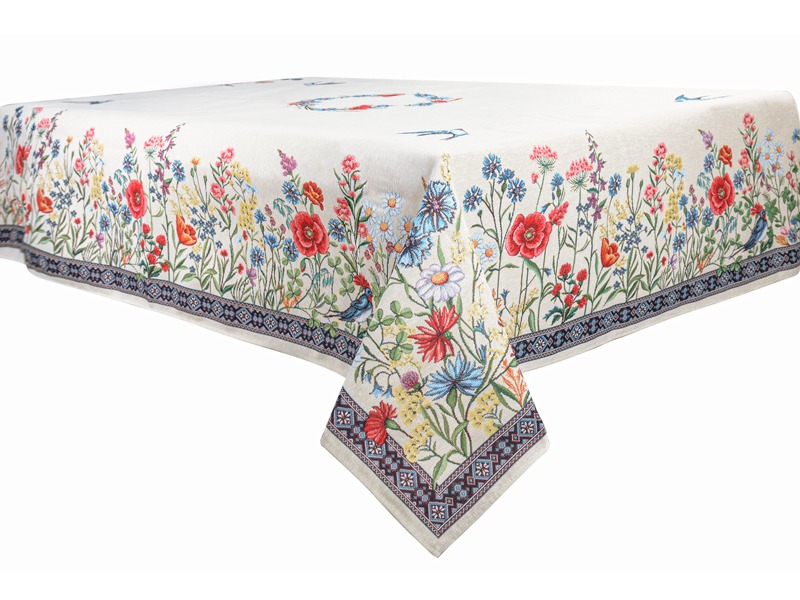 Скатерть прямоугольная Lefard Chamomille 140х260 см (732-009) - Фото 1