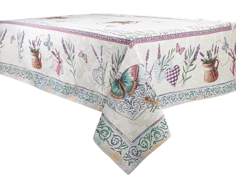 Скатертина прямокутна Lefard Лаванда 140х260 см (732-024) - Фото 1