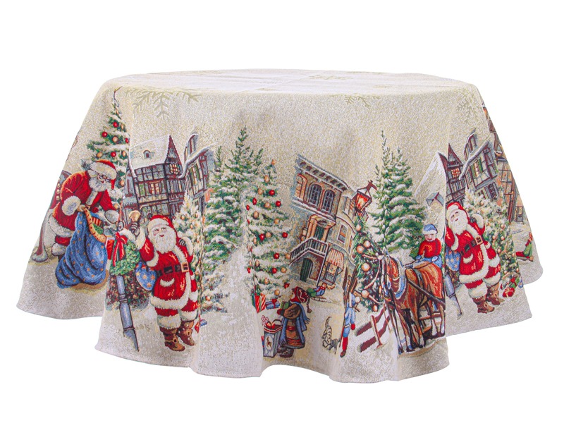 Скатерть круглая Lefard Village 140 см (732-066) - Фото 1