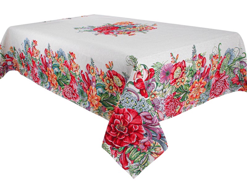 Скатертина прямокутна Lefard Dalia 140х320 см (732-112) - Фото 1