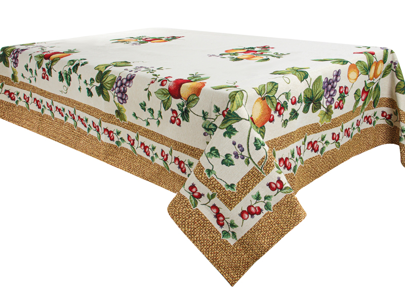 Скатертина квадратна Lefard Гранати 100x100 см (732-128) - Фото 1