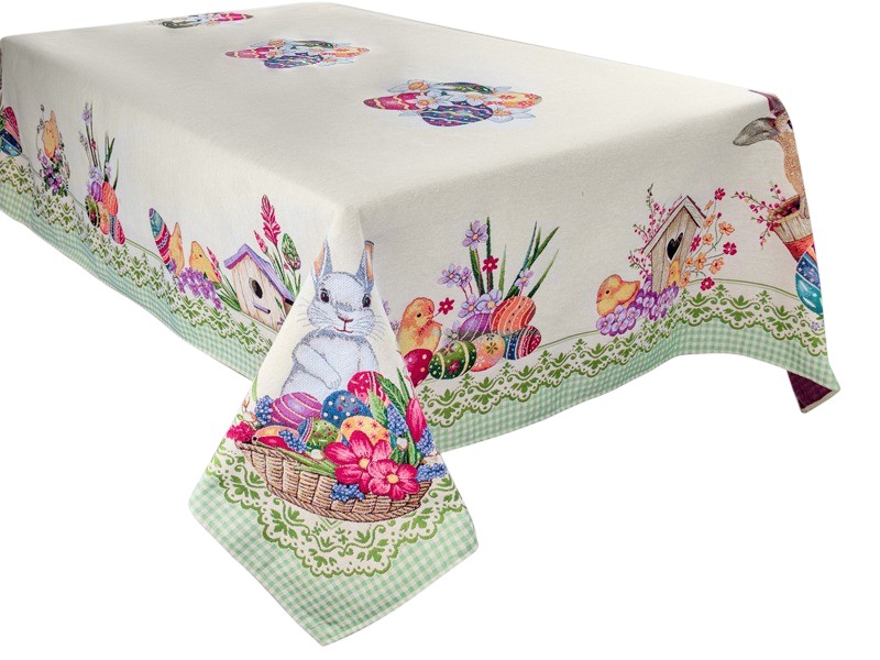 Скатертина прямокутна Lefard Peeps 140x320 см (732-286) - Фото 1