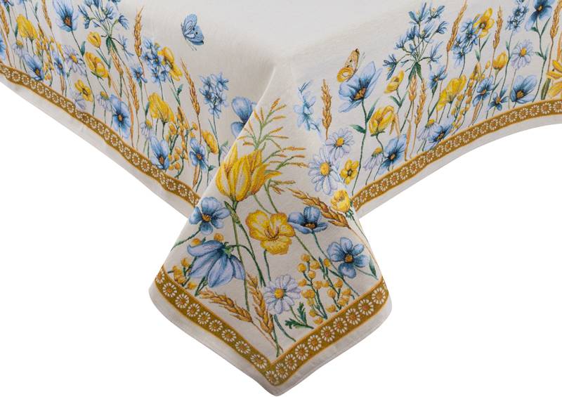 Скатерть прямоугольная Lefard Колоски 140x220 см (732-344) - Фото 1