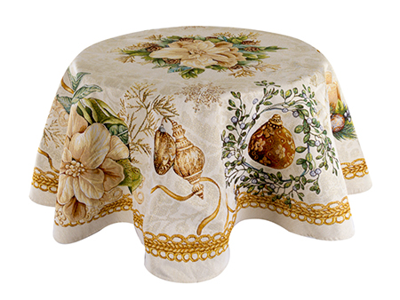 Скатертина кругла Lefard Candle 140 см (732-357) - Фото 1