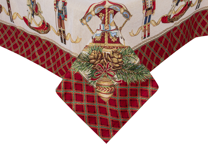 Скатертина прямокутна Lefard Лускунчик 140x180 см Brienz (732-372) - Фото 1