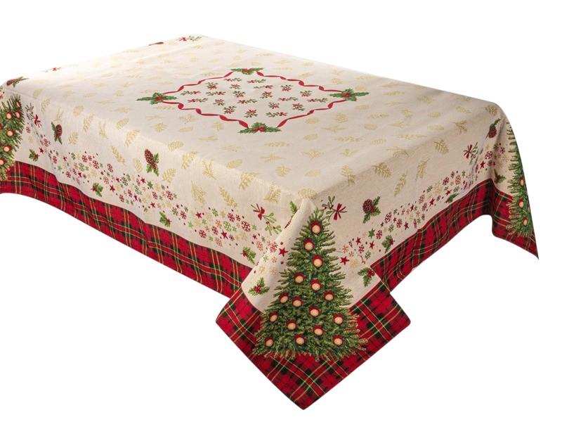 Скатертина прямокутна Lefard Christmas Delight 140х180 см (732-383) - Фото 1