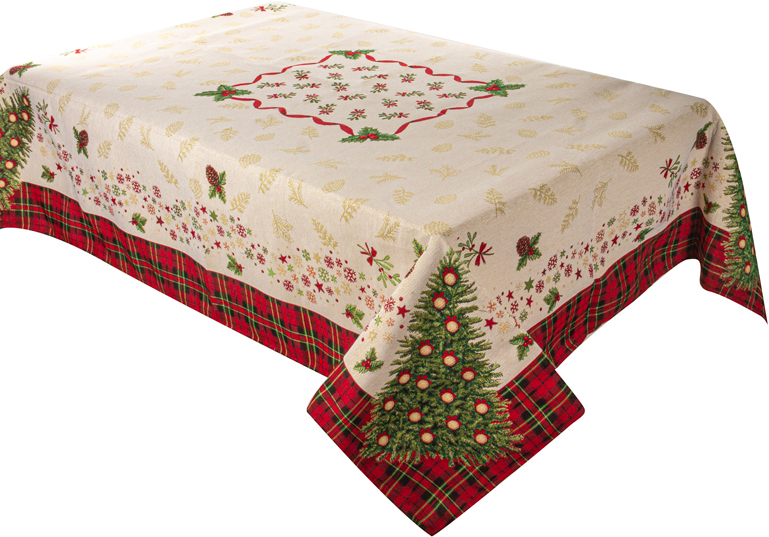 Скатертина прямокутна Lefard Christmas Delight 140х240 см (732-384) - Фото 1
