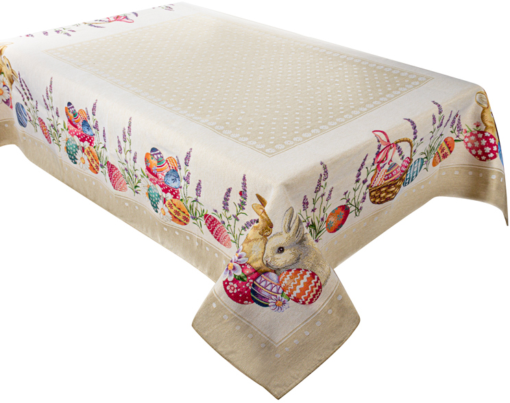 Скатертина прямокутна Lefard Кролик Mimbre 140x220 см (732-396) - Фото 1
