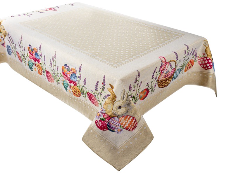 Скатертина прямокутна Lefard Кролик/Mimbre 140x260 см (732-397) - Фото 1