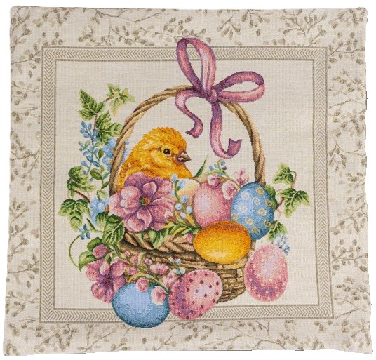 Купити Наволочка Lefard Пасхальне диво Chick 45x45 см (732-404) - Фото 1 Наволочка Lefard Пасхальне диво Chick 45x45 см (732-404) - Фото 1