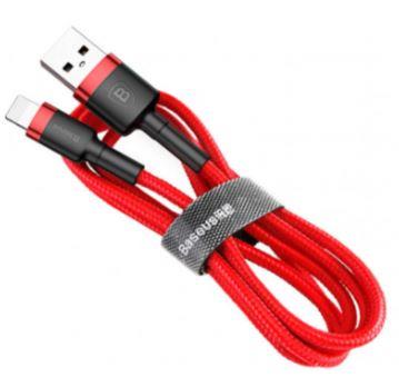 Кабель синхронизации данных Baseus Cafule USB-Lightning 2m Red (CALKLF-C09) - Фото 1
