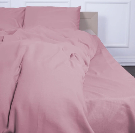 Простынь двуспальная MirSon Soft Elegance №15-1415 Coral Cloud 180х200 см (2200010913156) - Фото 1