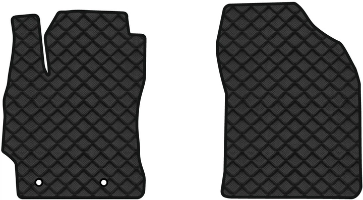 Килимки з екошкіри в салон авто передні EVAtech для Corolla (E16/E17) Toyota 2012-2018 11 покоління Sedan EU TY1668AV2TL2BBLB - Фото 1