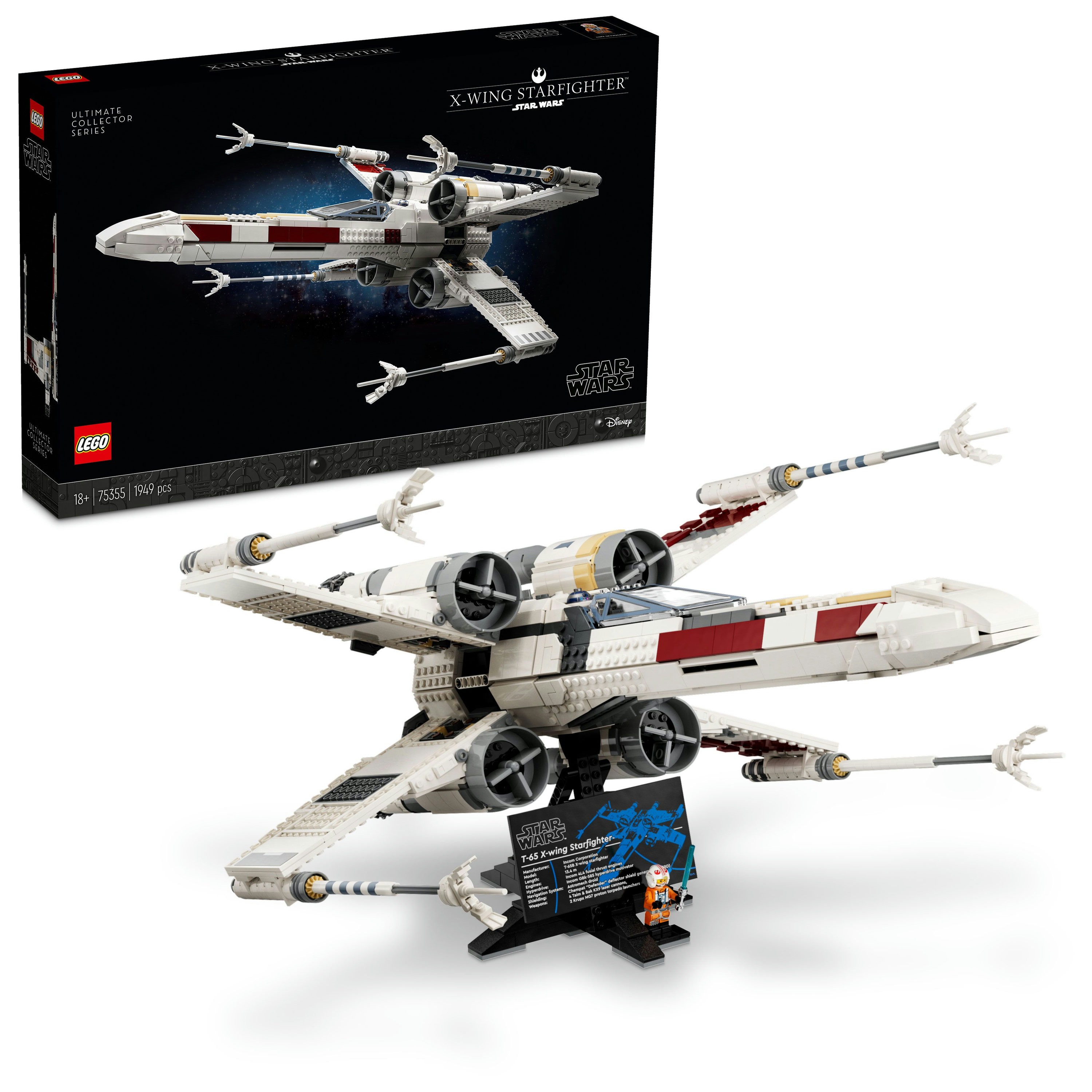 Конструктор LEGO Истребитель X-Wing (75355) - Фото 1