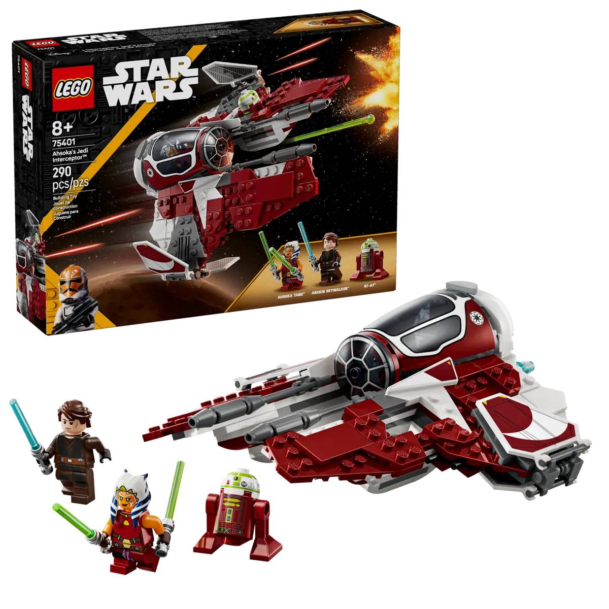 Конструктор LEGO Star Wars Джедайский перехватчик Асоки (75401) - Фото 1