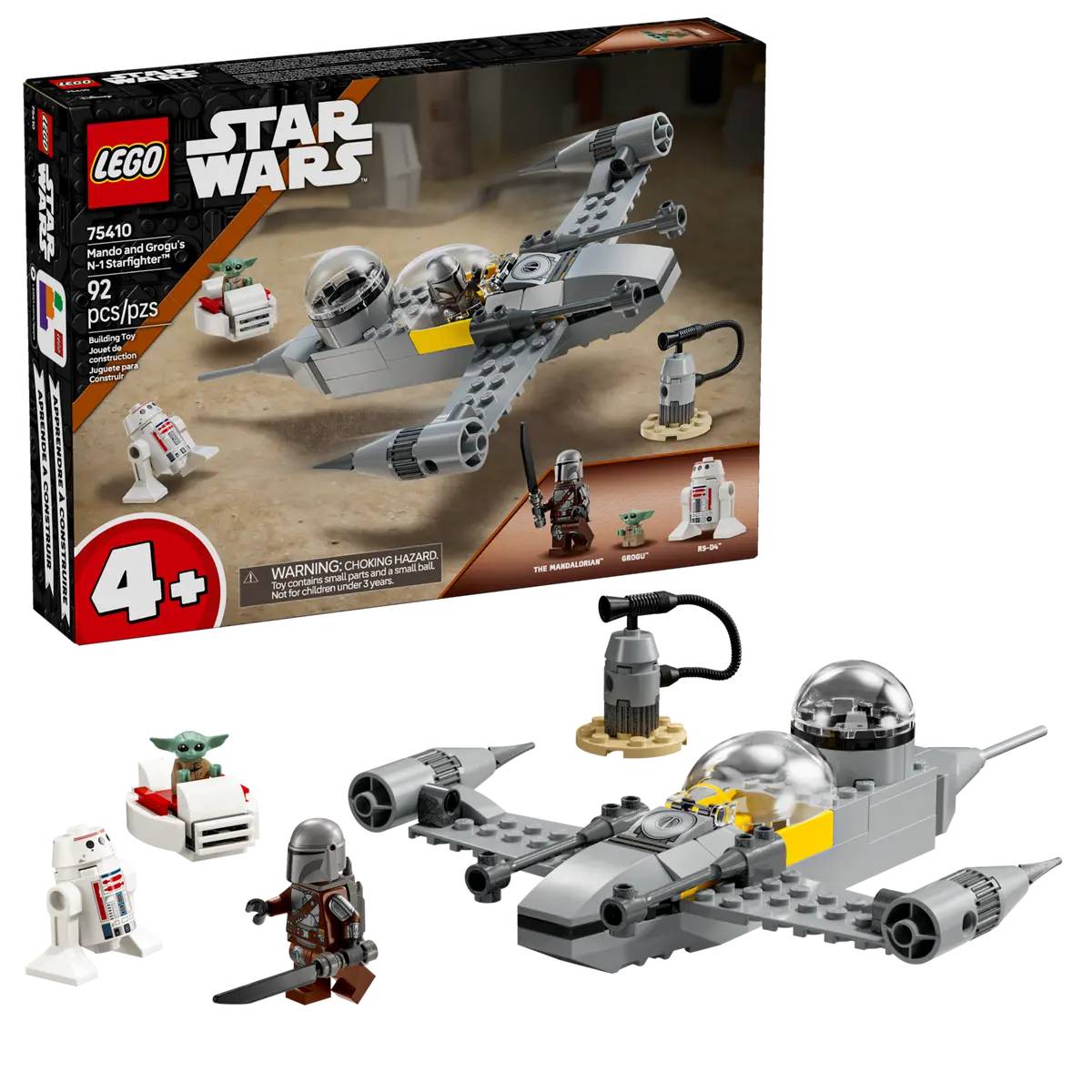 Конструктор LEGO Star Wars Звездный истребитель N-1 Мандо и Грогу (75410) - Фото 1