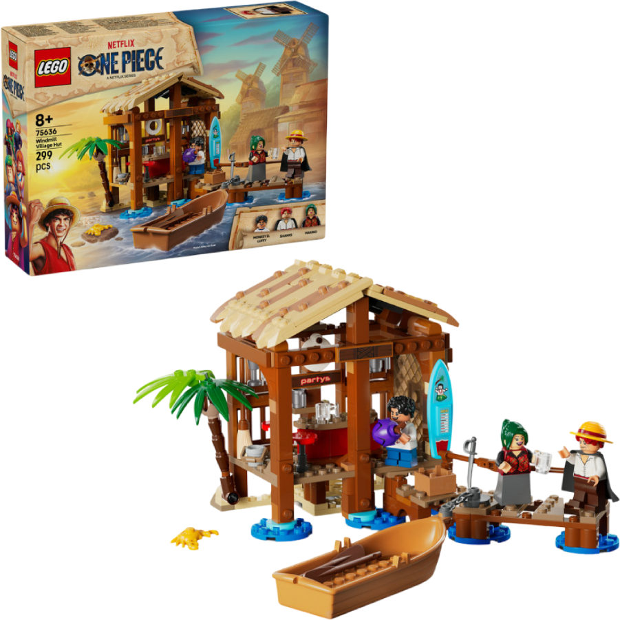 Конструктор LEGO ONE PIECE Хижина в Поселке Ветряков (75636) - Фото 1