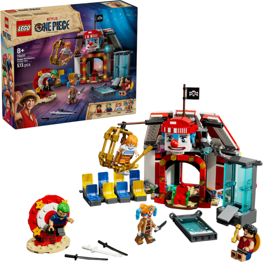 Конструктор LEGO ONE PIECE Цирковая палатка клоуна Багги (75637) - Фото 1