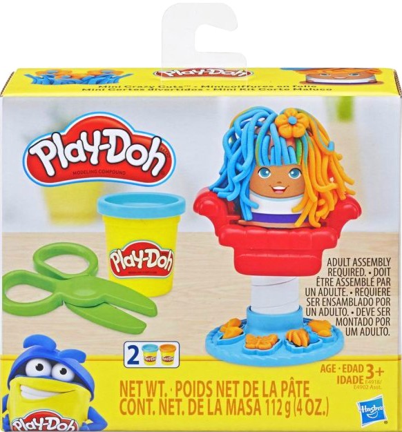 Наборы для лепки Hasbro Любимые наборы в миниатюре "Сумасшедшие прически" (E4902_E4918) - Фото 1