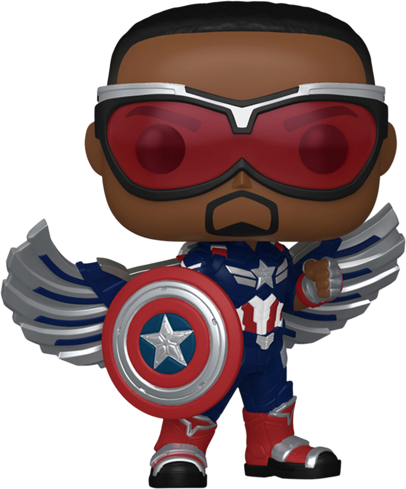 Коллекционная фигурка FUNKO POP! серии Капитан Америка: Дивный новый мир – КАПИТАН АМЕРИКА (75990) - Фото 1