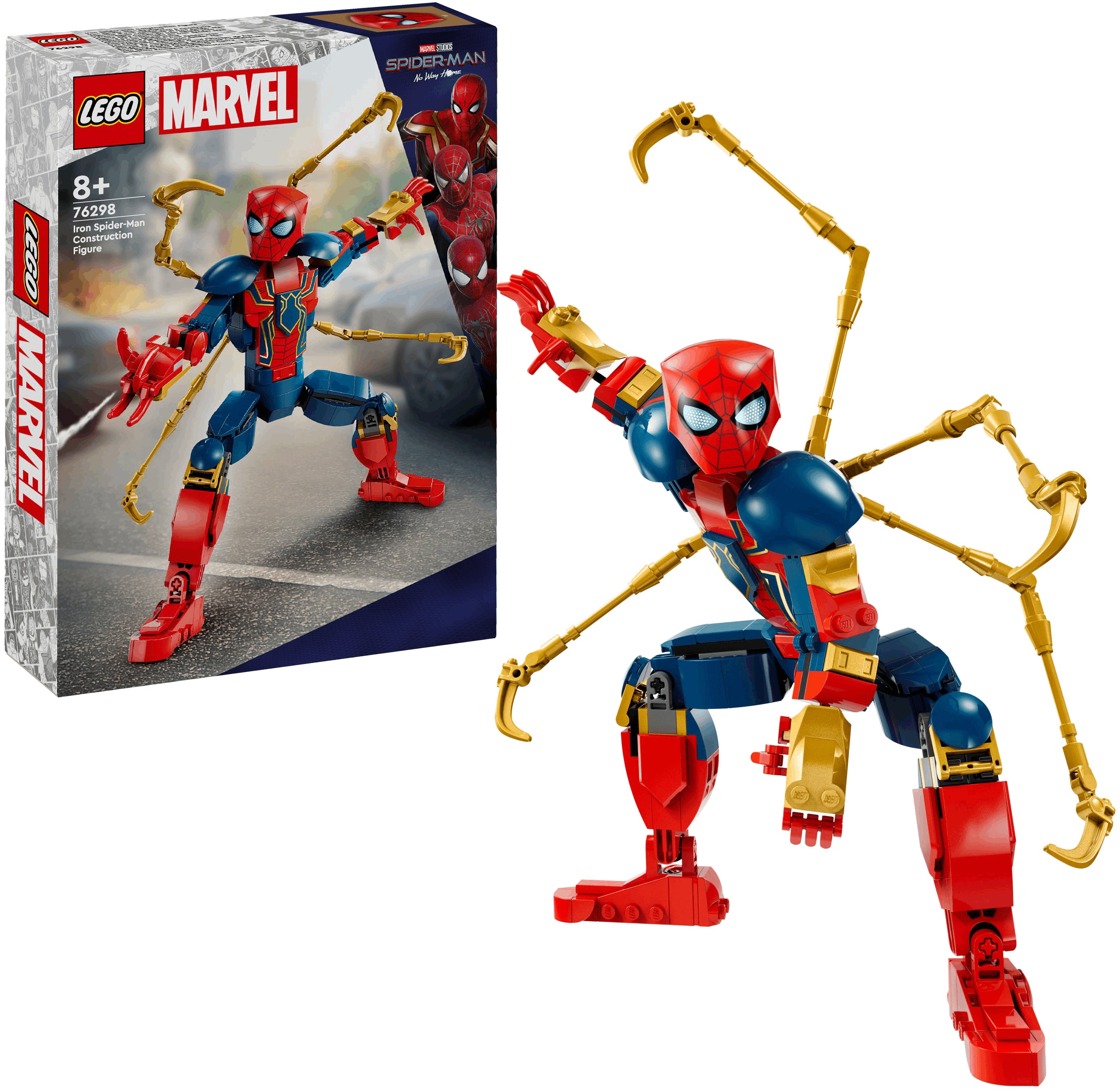 Конструктор LEGO Marvel Фігурка Залізної Людини-Павука для складання (76298) - Фото 1