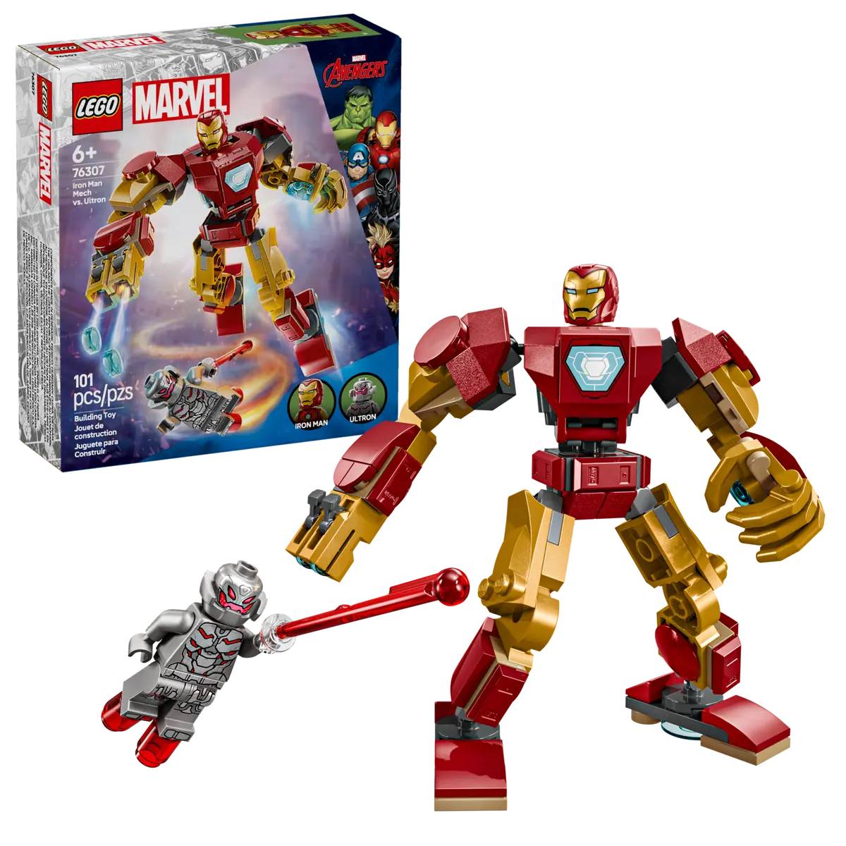 Конструктор LEGO Marvel Робот Железного Человека против Альтрона (76307) - Фото 1