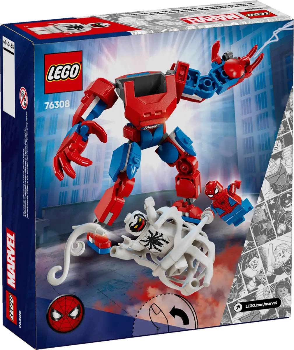 Конструктор LEGO Marvel Робот Человека Паука против Анти-Венома (76308) - Фото 1