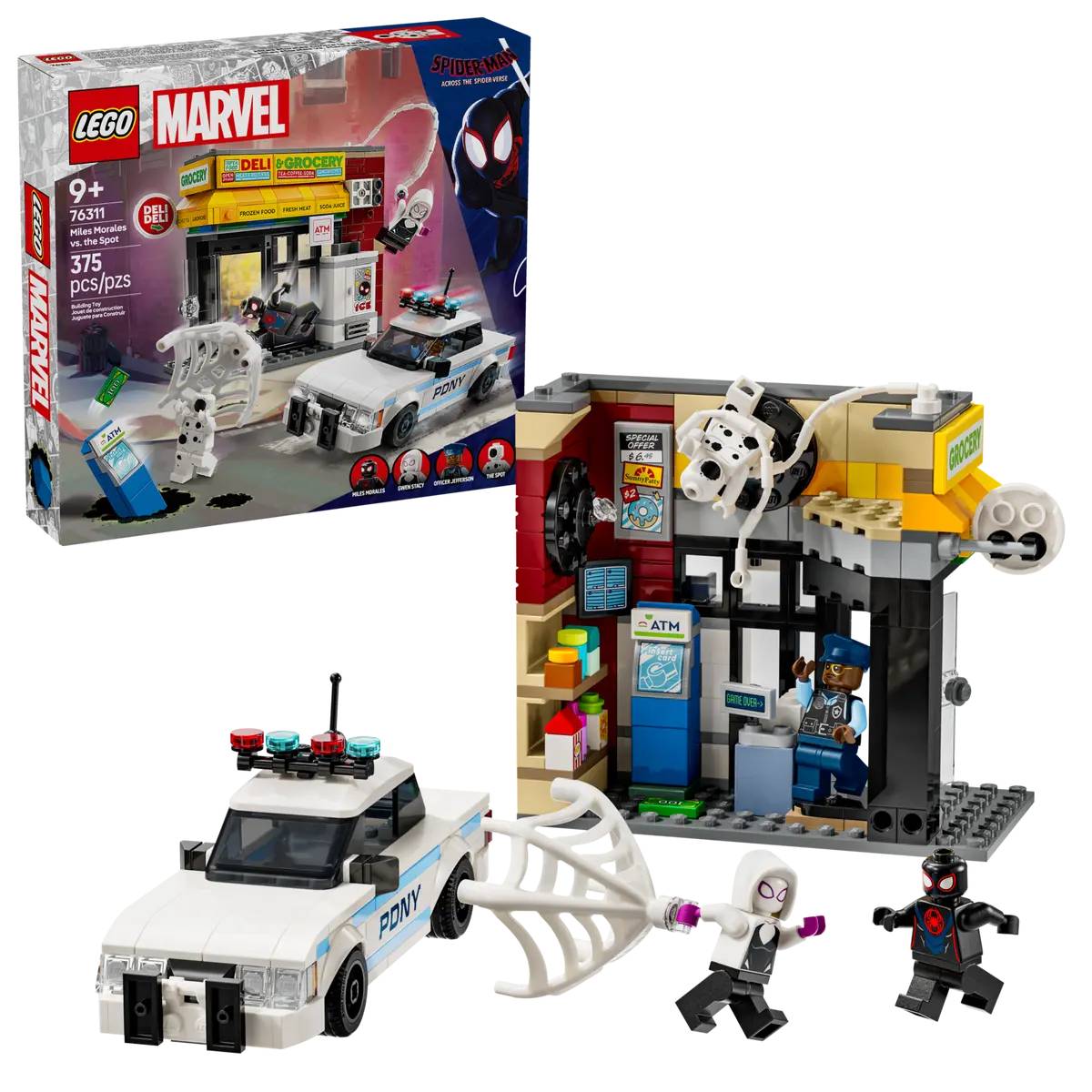 Конструктор LEGO Marvel Вселенная-паук: Майлз Моралес против Пятна (76311) - Фото 1