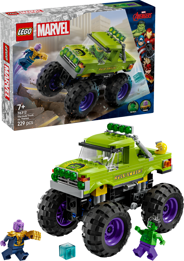 Конструктор LEGO Marvel Грузовик Халка против Таноса (76312) - Фото 1