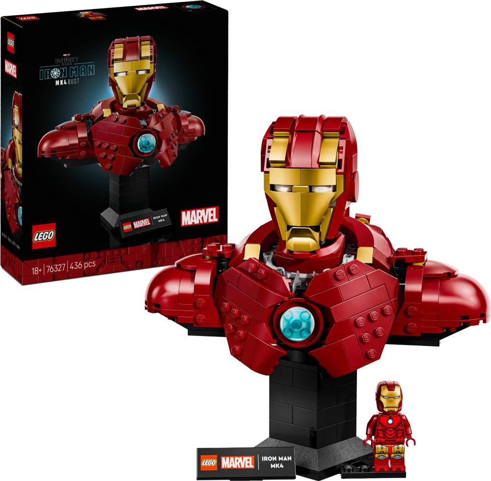 Конструктор LEGO Super Heroes Marvel Бюст Железного Человека MK4 (76327) - Фото 1