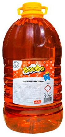 Средство для ручного мытья посуды BOOBA Сокотранський гранат 5000 мл (4820203060535) - Фото 1