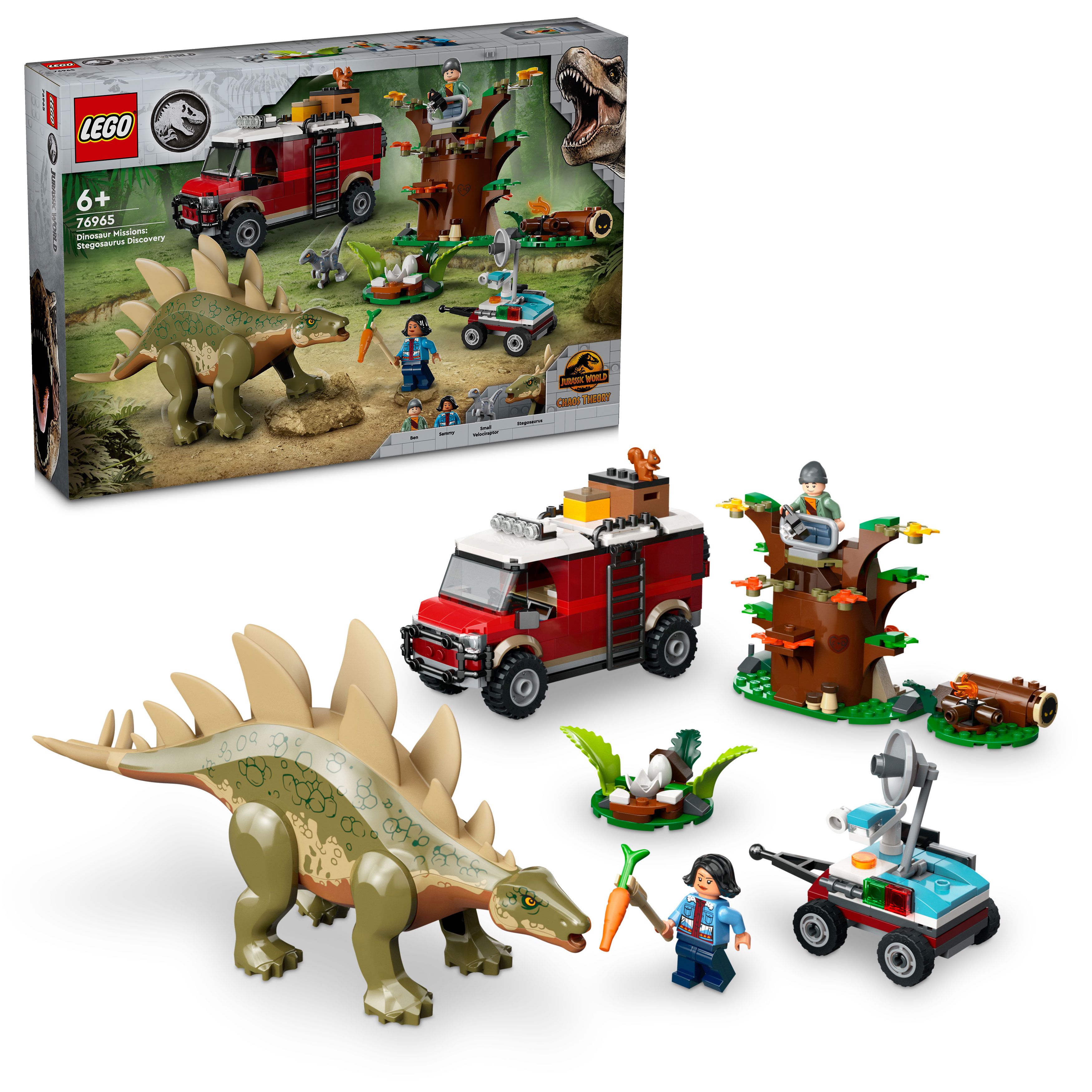 Конструктор LEGO Jurassic World Миссии динозавров: Находка стегозавра (76965) - Фото 1